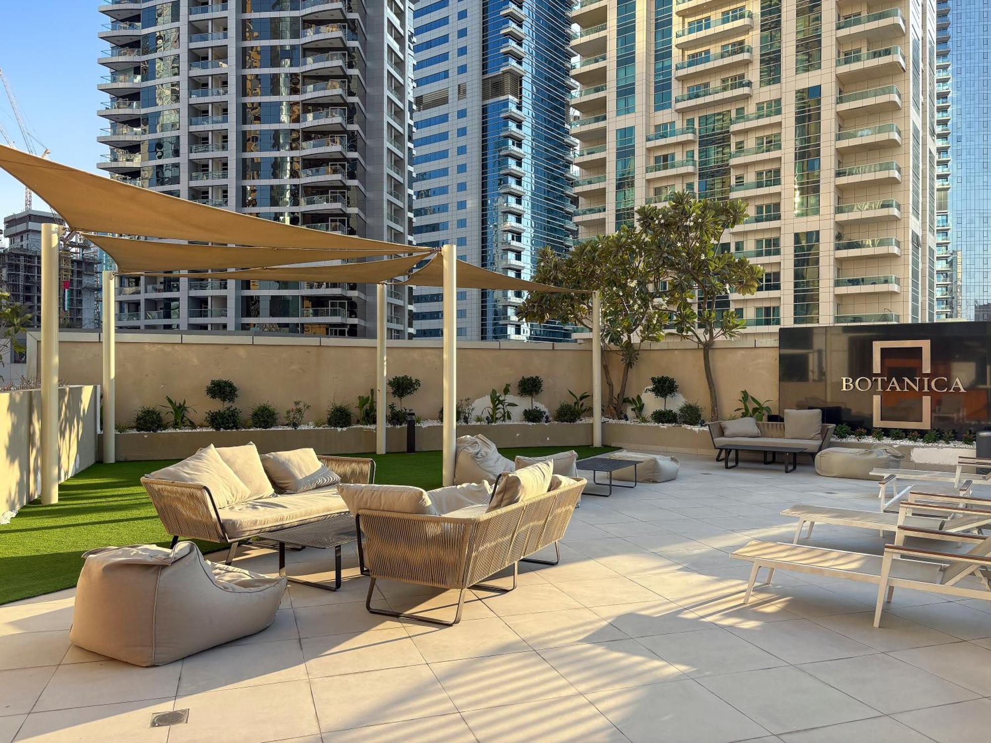 Апартаменты Spacious 1Br Botanica Towers, Dubai Marina Экстерьер фото
